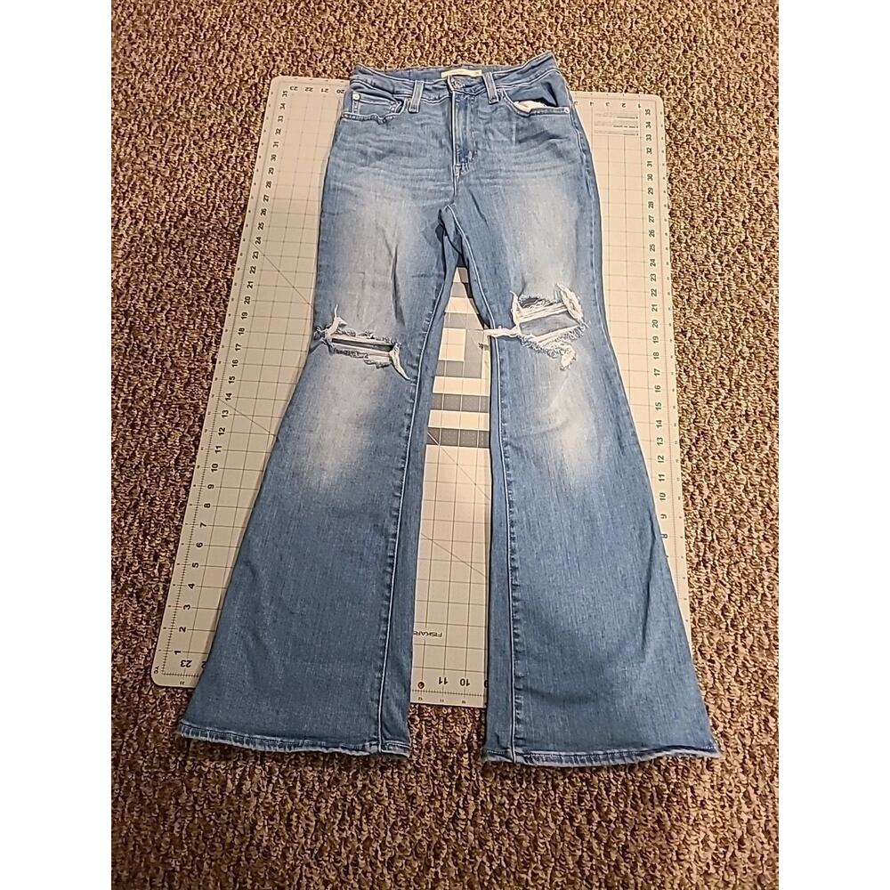 Levi’s 726 Flare Bottom Womens Size 28 Blue Denim Jeans